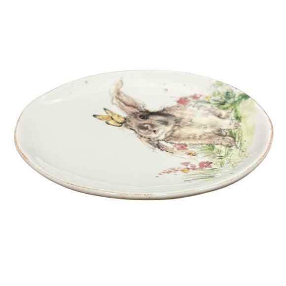 Southern Living Salad Plate Set of 4 Bunny Daisy-Lily-Tucker- 8” Dessert Easter - Picture 8 of 9